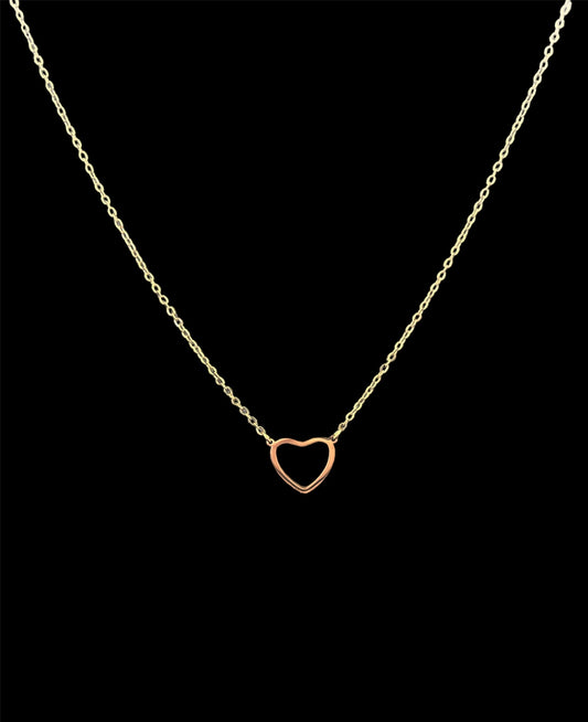 Hollow Heart Necklace