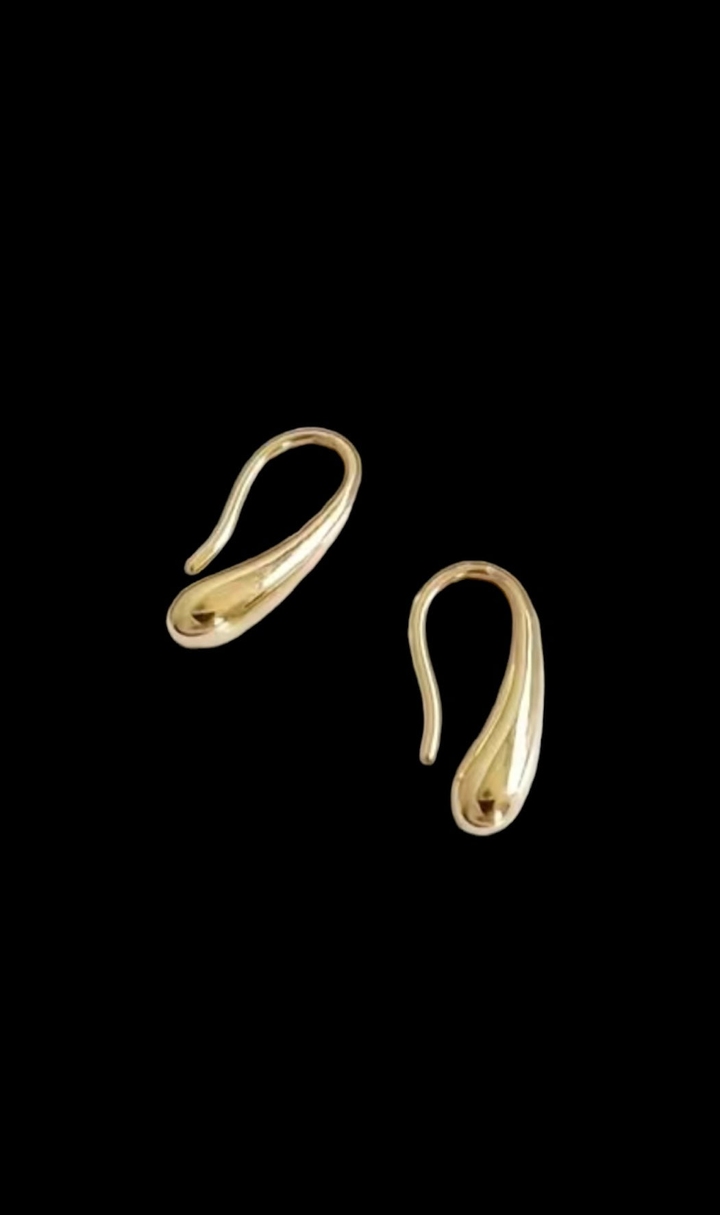 Teardrop Hook Earrings