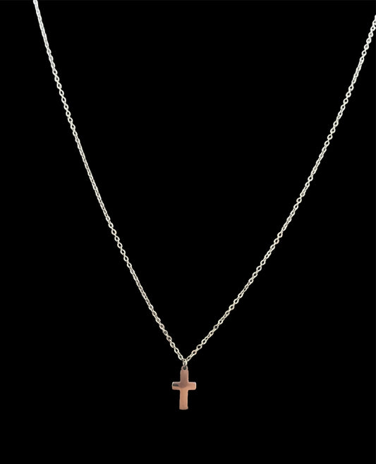 Collier pendentif croix 