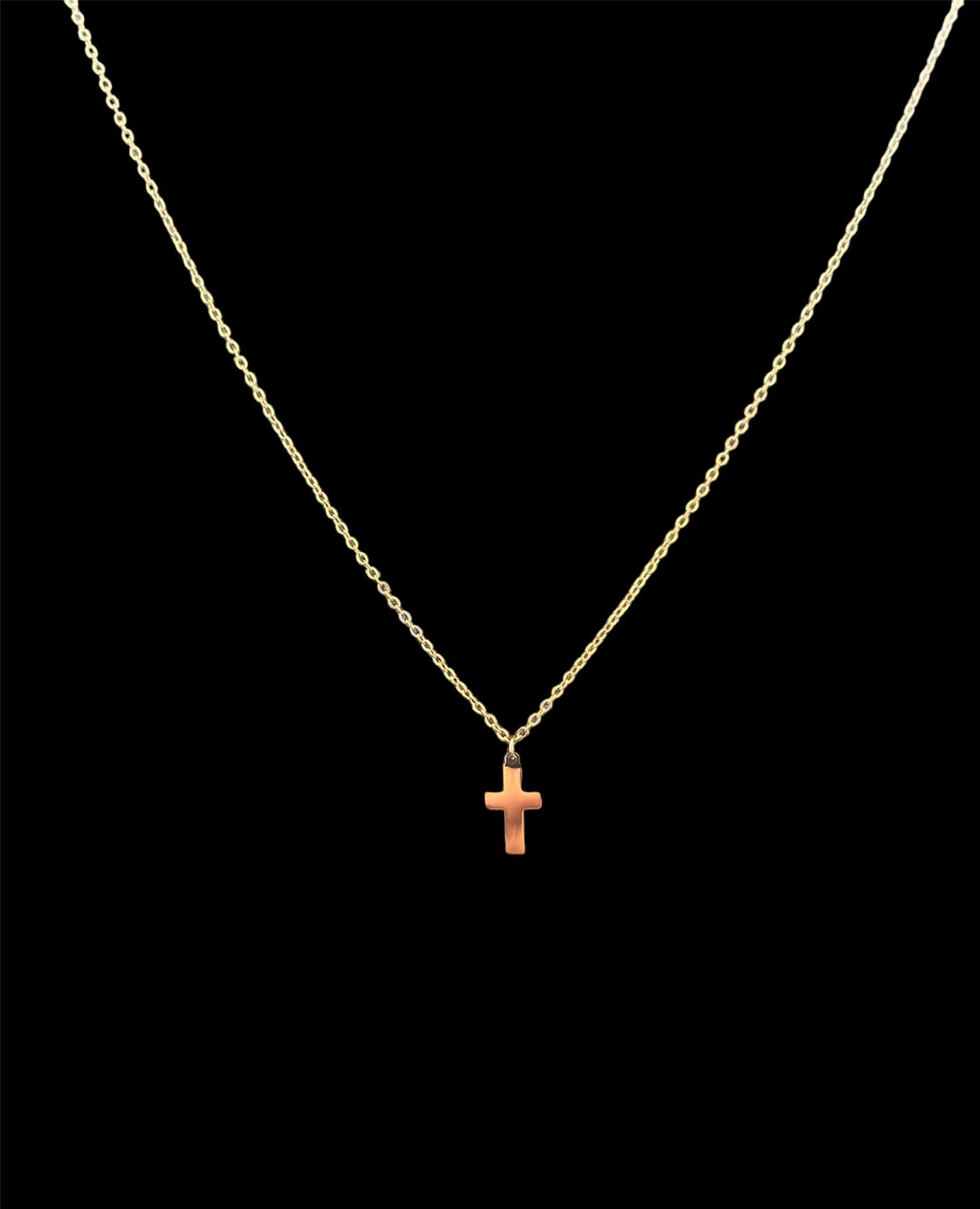 Collier pendentif croix 